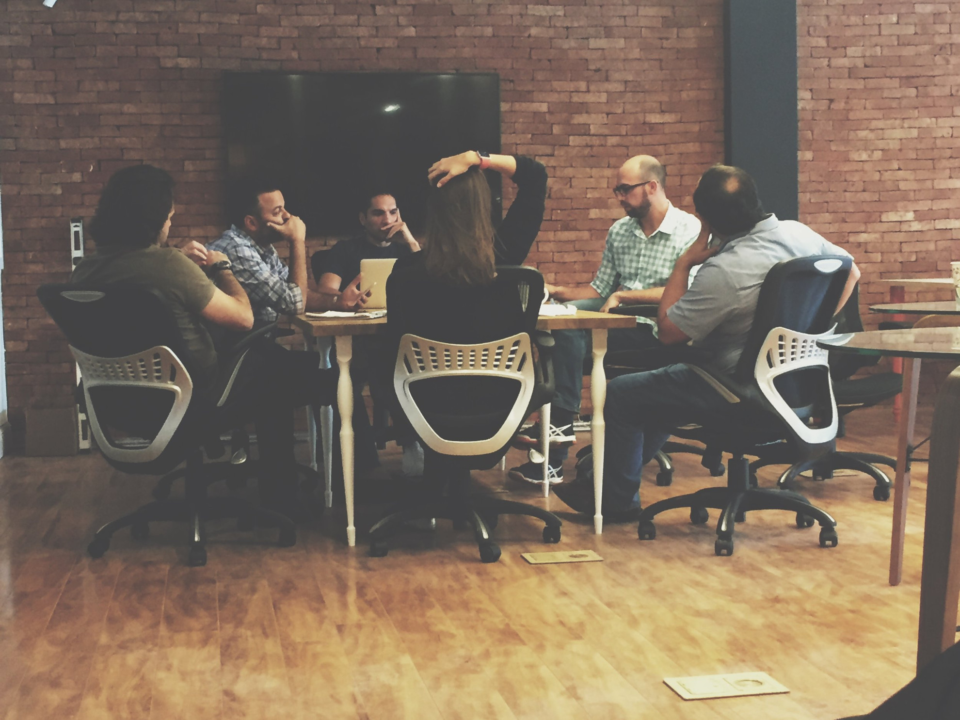 Morning meeting prioritizing features for our first version of Quickload.